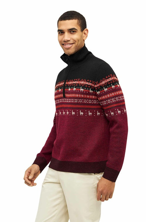 Herren Troyer CANDELA aus 100% Baby Alpaka von Apu Kuntur