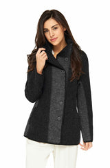 Alpaka Jacke GORKY mit 50% Alpaka anthrazit von Apu Kuntur