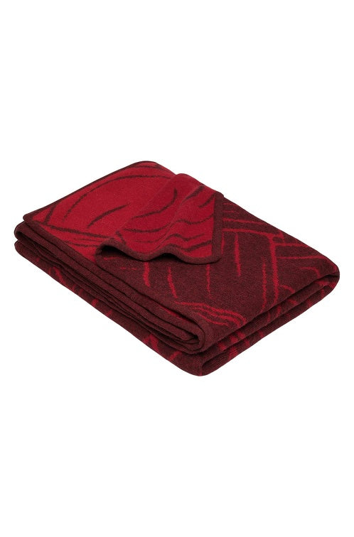 Wolldecke JACQUARD aus 100% Alpaka - extragroß von Apu Kuntur