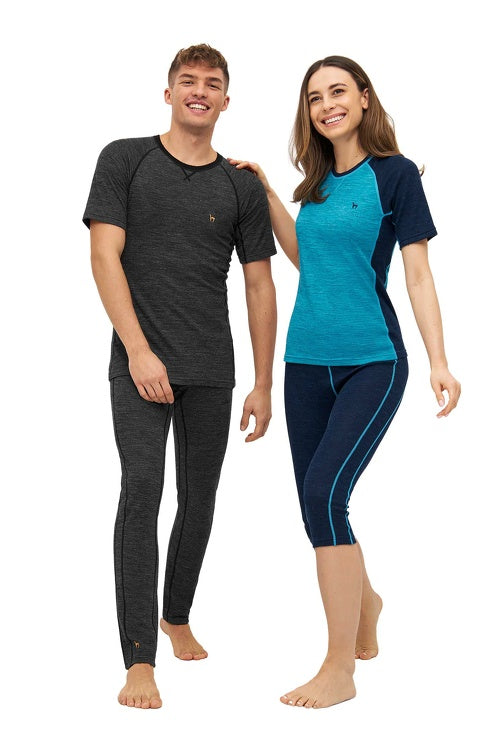 Thermo-Shirt Herren ANDEN ACTIVE mit 60% Premium Alpaka von Apu Kuntur