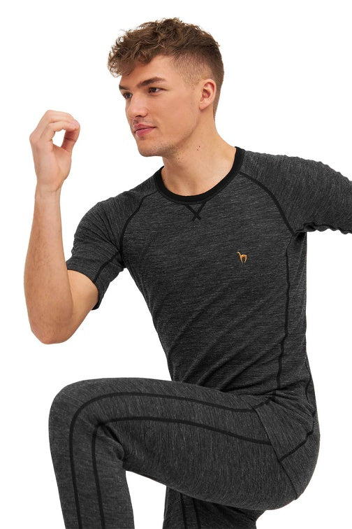 Thermo-Shirt Herren ANDEN ACTIVE mit 60% Premium Alpaka von Apu Kuntur