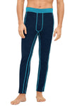 Lange Thermo-Hose Herren ANDEN ACTIVE mit 60% Premium Alpaka navy türkis von Apu Kuntur