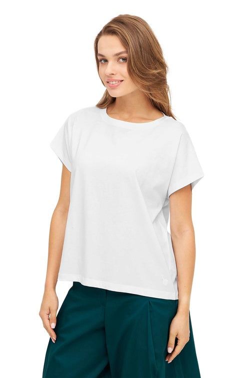T-Shirt BOXY aus Bio-Pima-Baumwolle von Apu Kuntur