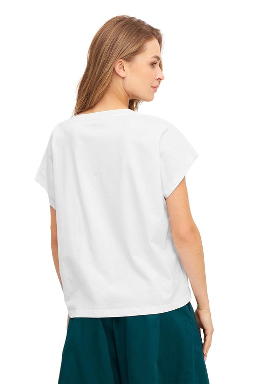 T-Shirt BOXY aus Bio-Pima-Baumwolle von Apu Kuntur