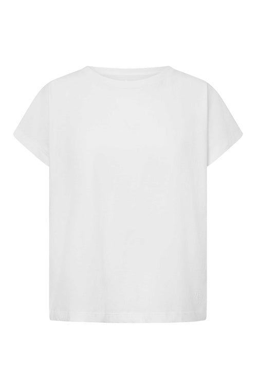 T-Shirt BOXY aus Bio-Pima-Baumwolle Weiß von Apu Kuntur