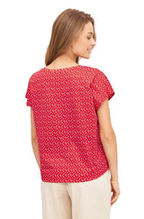 Boxy T-Shirt PAPERFLOWER aus Bio-Pima-Baumwolle von Apu Kuntur