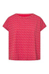 Boxy T-Shirt PAPERFLOWER aus Bio-Pima-Baumwolle red von Apu Kuntur