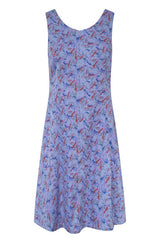 Kurzes Kleid FLYING BIRD aus Bio-Pima-Baumwolle purple-pastel von Apu Kuntur