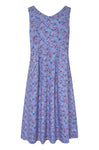 Langes Kleid FLYING BIRD aus Bio-Pima-Baumwolle purple-pastel von Apu Kuntur