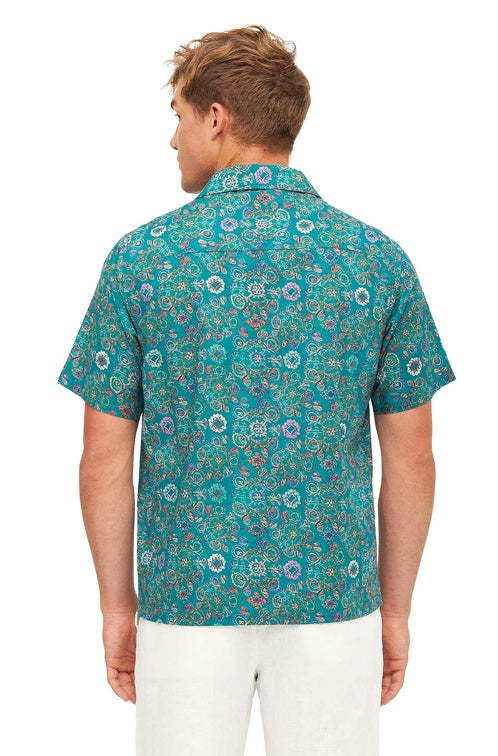 Hemd FLORAL ETHNO aus Bio-Pima-Baumwolle von Apu Kuntur