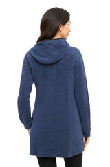 Alpaka Kapuzenmantel APU FLEECE mit Alpaka, Merino & Bio-Baumwolle