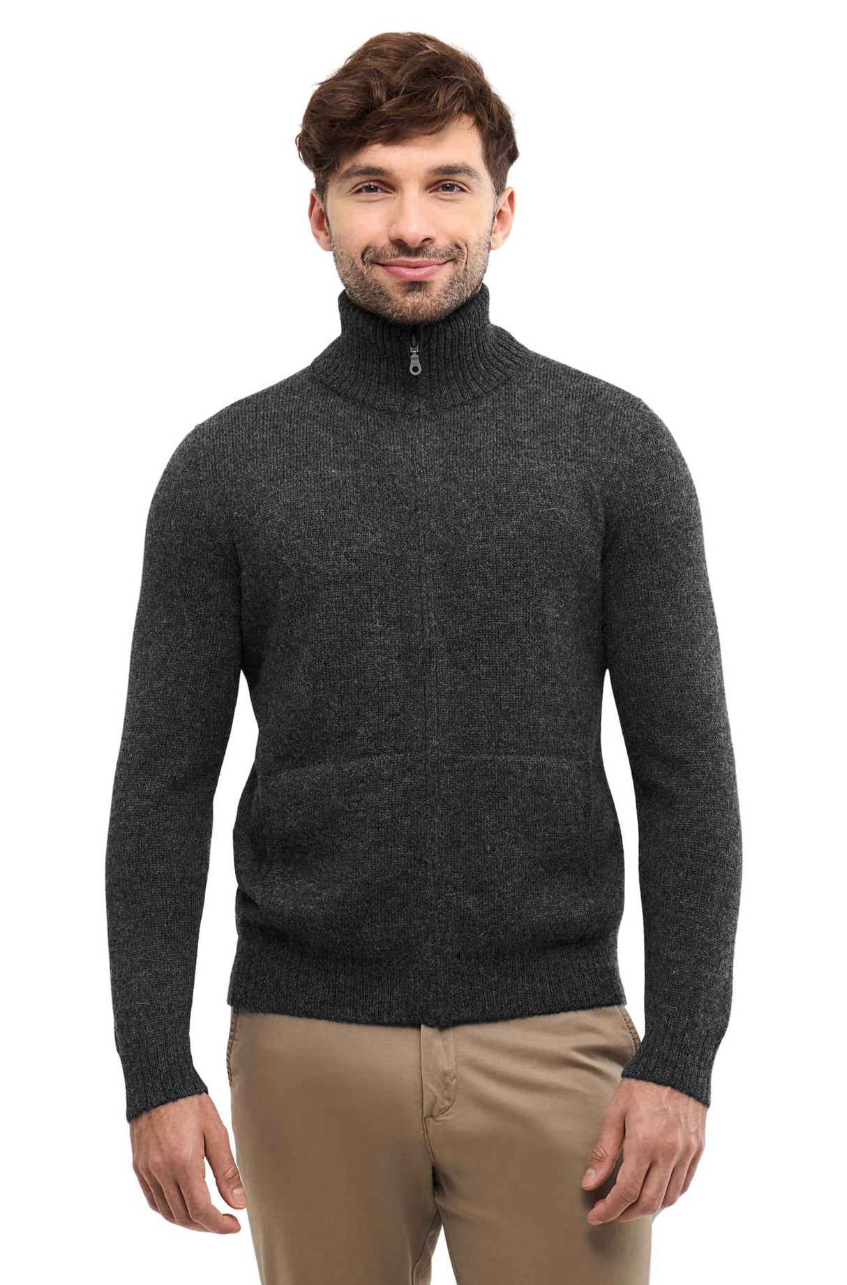 Strickjacke RONALDO XXXL aus 100% Baby Alpaka von Apu Kuntur
