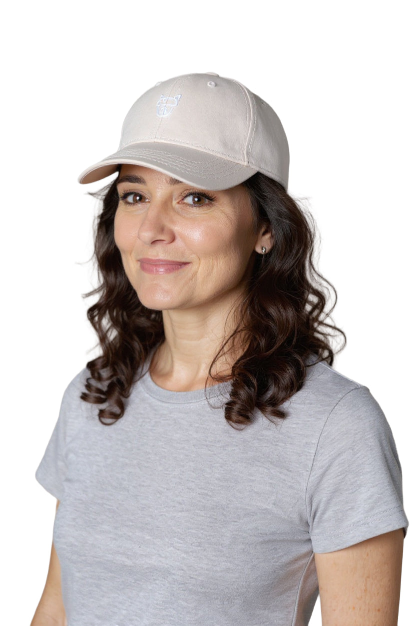 Cap aus 100% Bio-Baumwolle 🌿 mit gesticktem Alpaka-Logo von Alpaka Store Deutschland