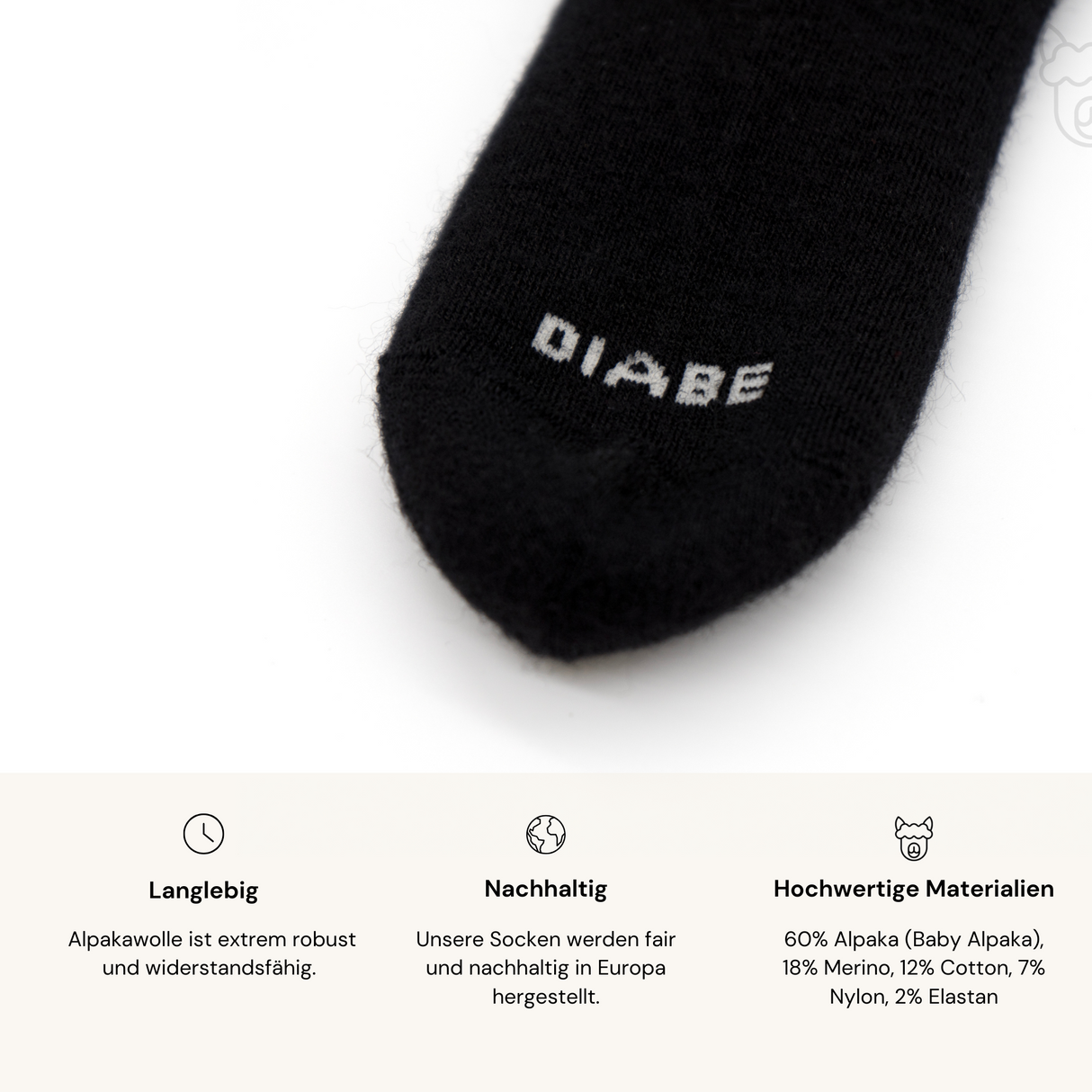 Socken COMFORT DIABE - 74% Alpaka von Alpaka Store Deutschland