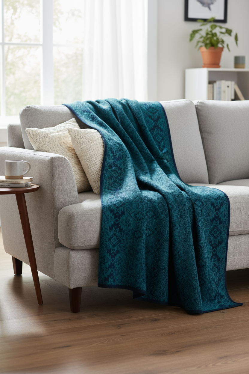 Cozy AIANA Blanket made from 100% Alpaca