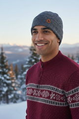 Cappello a maglia BARK in 100% alpaca