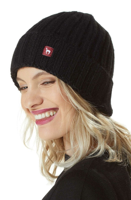 Mütze BIANCA mit 70% Alpaka und 23% Merino von Apu Kuntur