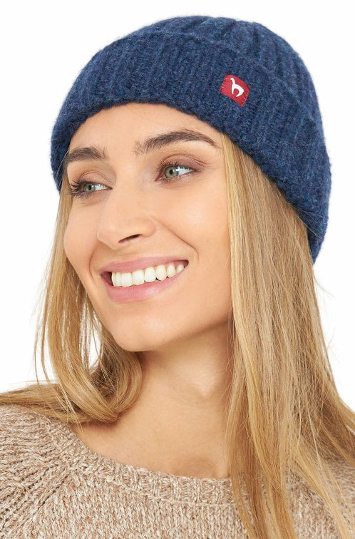 Mütze BIANCA mit 70% Alpaka und 23% Merino von Apu Kuntur