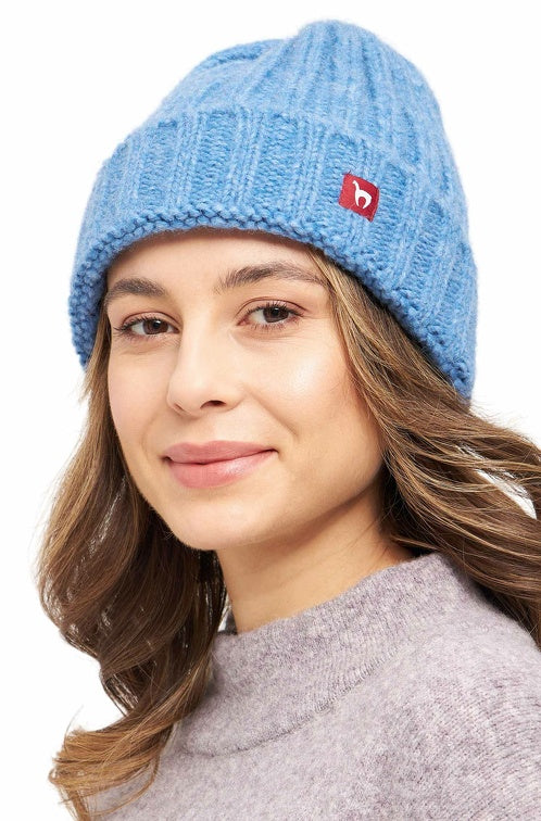 Mütze BIANCA mit 70% Alpaka und 23% Merino von Apu Kuntur
