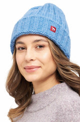 Mütze BIANCA mit 70% Alpaka und 23% Merino von Apu Kuntur