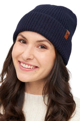 Mütze RIPP aus 100% Alpaka dark navy one-size von Apu Kuntur