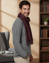 Scarf solid color made from 100% alpaca - available in 12 colors