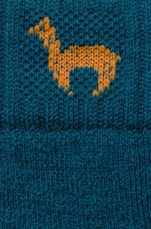 ABS Haus-Socken rutschfest - 52% Alpaka von Apu Kuntur
