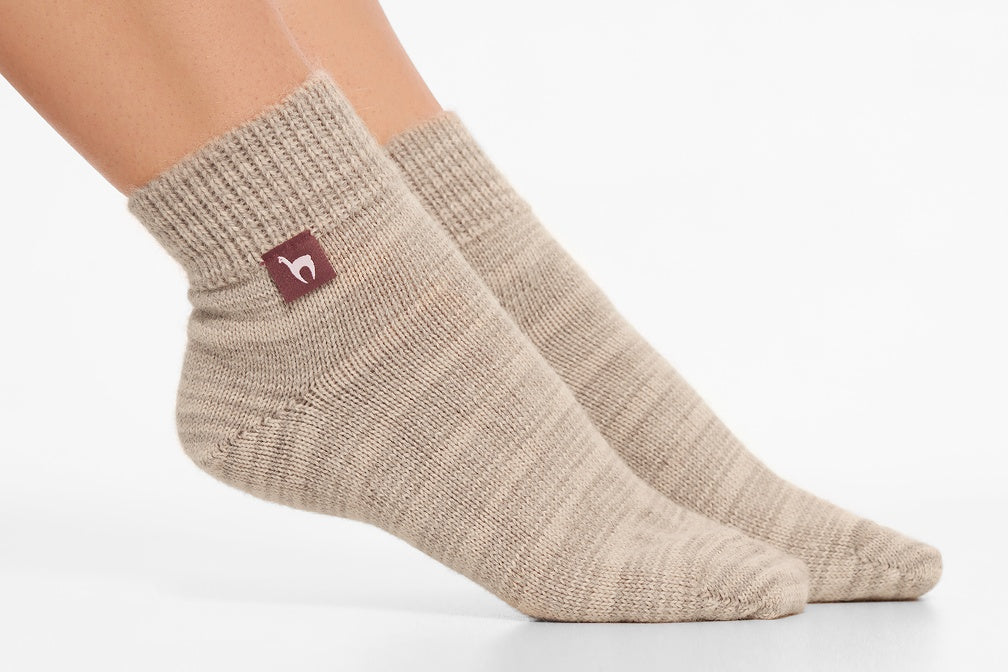 Socken FREIZEIT meliert - 52% Alpaka von Apu Kuntur