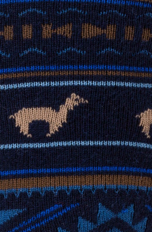 Socken JACQUARD - 70% Alpaka von Apu Kuntur