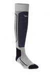 Premium SKI- & SPORTSOCKEN - 70% Alpaka grau von Apu Kuntur
