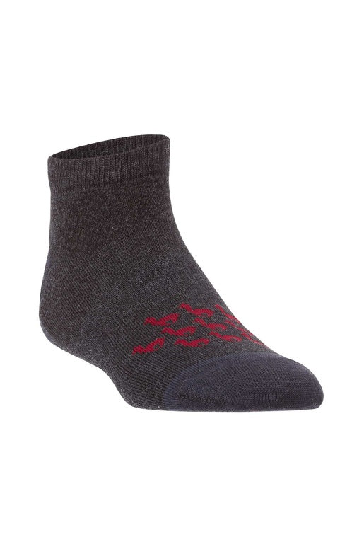 SNEAKER Socken mit MOTIV - 70% Alpaka anthrazit von Apu Kuntur