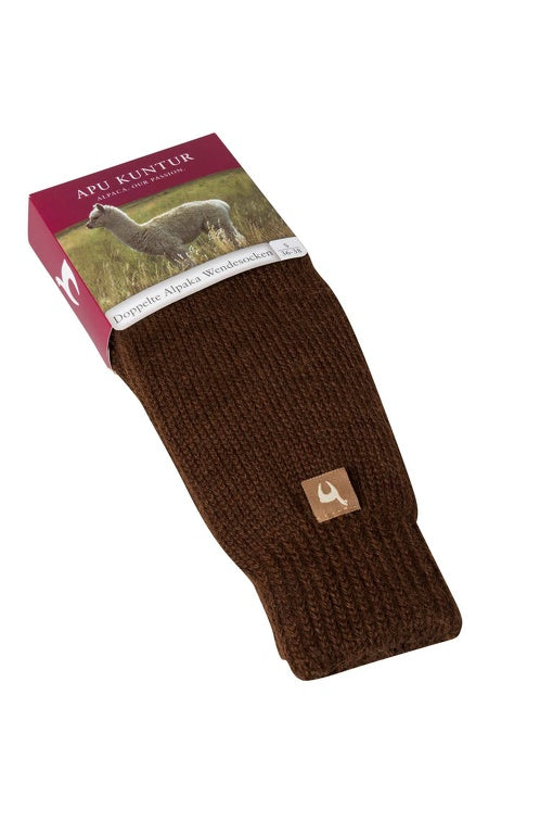 WENDE-SOCKEN extra dick - 98% Alpaka von Apu Kuntur