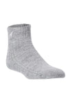 WOHLFÜHLSOCKEN / BETTSOCKEN mit Aloe Vera - 52% Alpaka grau von Apu Kuntur