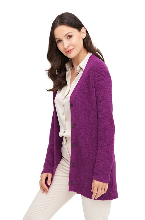 Strickjacke CARICE mit 56% Alpaka und Merino von Apu Kuntur