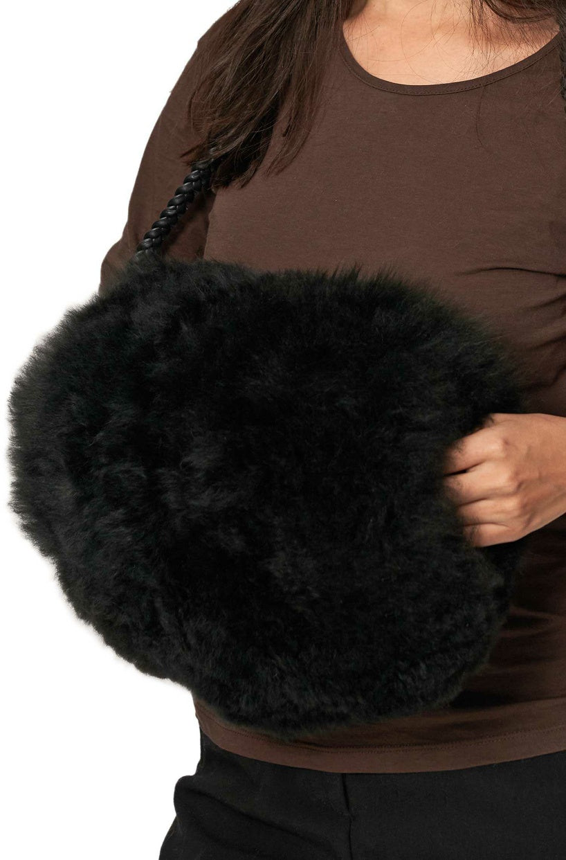 Alpaka Muff 100% Alpakafell