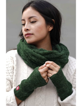Ringschal HADIA mit 55% Alpaka und 26% Merino von Apu Kuntur