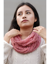 Ringschal HADIA mit 55% Alpaka und 26% Merino von Apu Kuntur