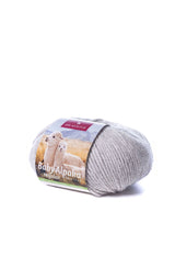 Alpaka Wolle REGULAR | 50g | 100% Alpaka | 36 Farben N-150 Hellgrau one-size von Apu Kuntur