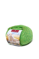 Alpaka Wolle REGULAR | 50g | 100% Alpaka | 36 Farben 08 grün one-size von Apu Kuntur