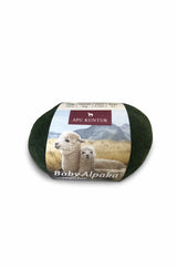 Alpaka Wolle REGULAR | 50g | 100% Alpaka | 36 Farben 65 tannengrün one-size von Apu Kuntur