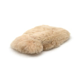 Alpaka Wärmflasche PREMIUM - beige - 100% Alpaka Fell von Millwa