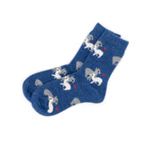 Alpaka Socken ALPAKA FAMILIE - 41% Alpaka und Polyacryl/Nylon blau