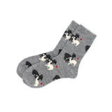 Alpaka Socken ALPAKA FAMILIE - 41% Alpaka und Polyacryl/Nylon grau