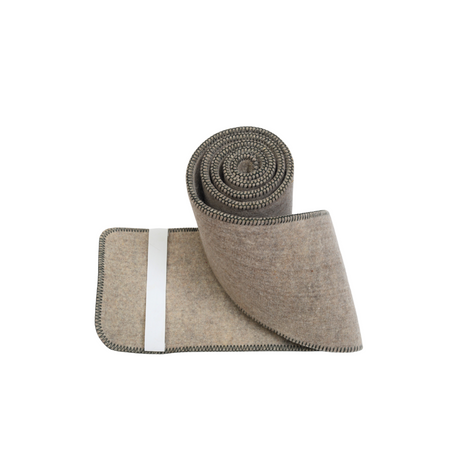 Sitzauflage Bierbank aus 70% Alpaka und 30% Wolle 220 x 25 cm beige von Al's World
