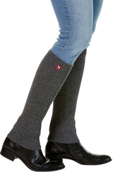 Beinstulpen RIPP - 100% Alpaka grau one-size von Apu Kuntur