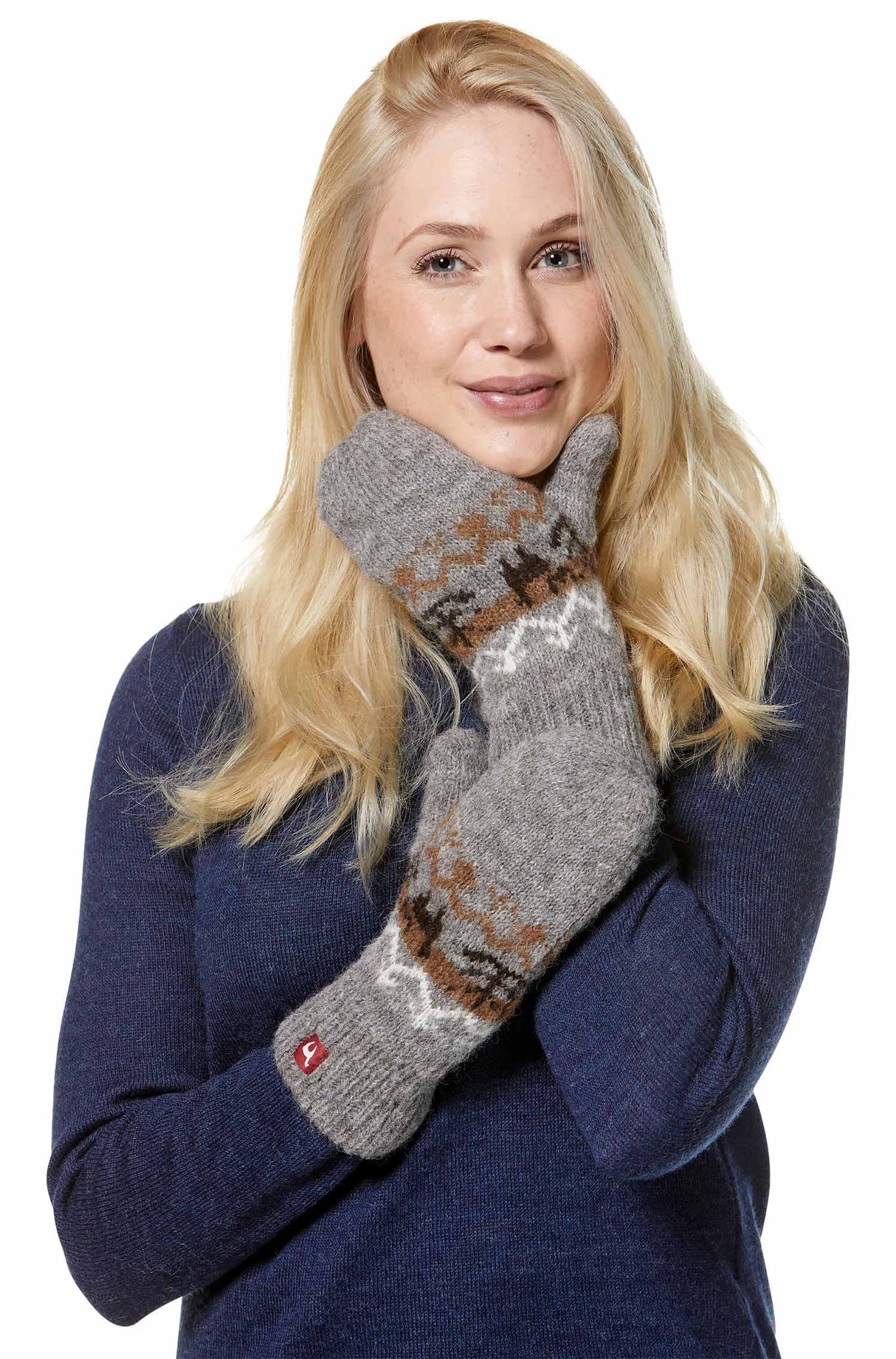 Fausthandschuhe NATURA aus 100% Alpaka Superfine von Apu Kuntur