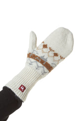 Fausthandschuhe NATURA aus 100% Alpaka Superfine weiss von Apu Kuntur