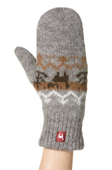 Fausthandschuhe NATURA aus 100% Alpaka Superfine anthrazit von Apu Kuntur