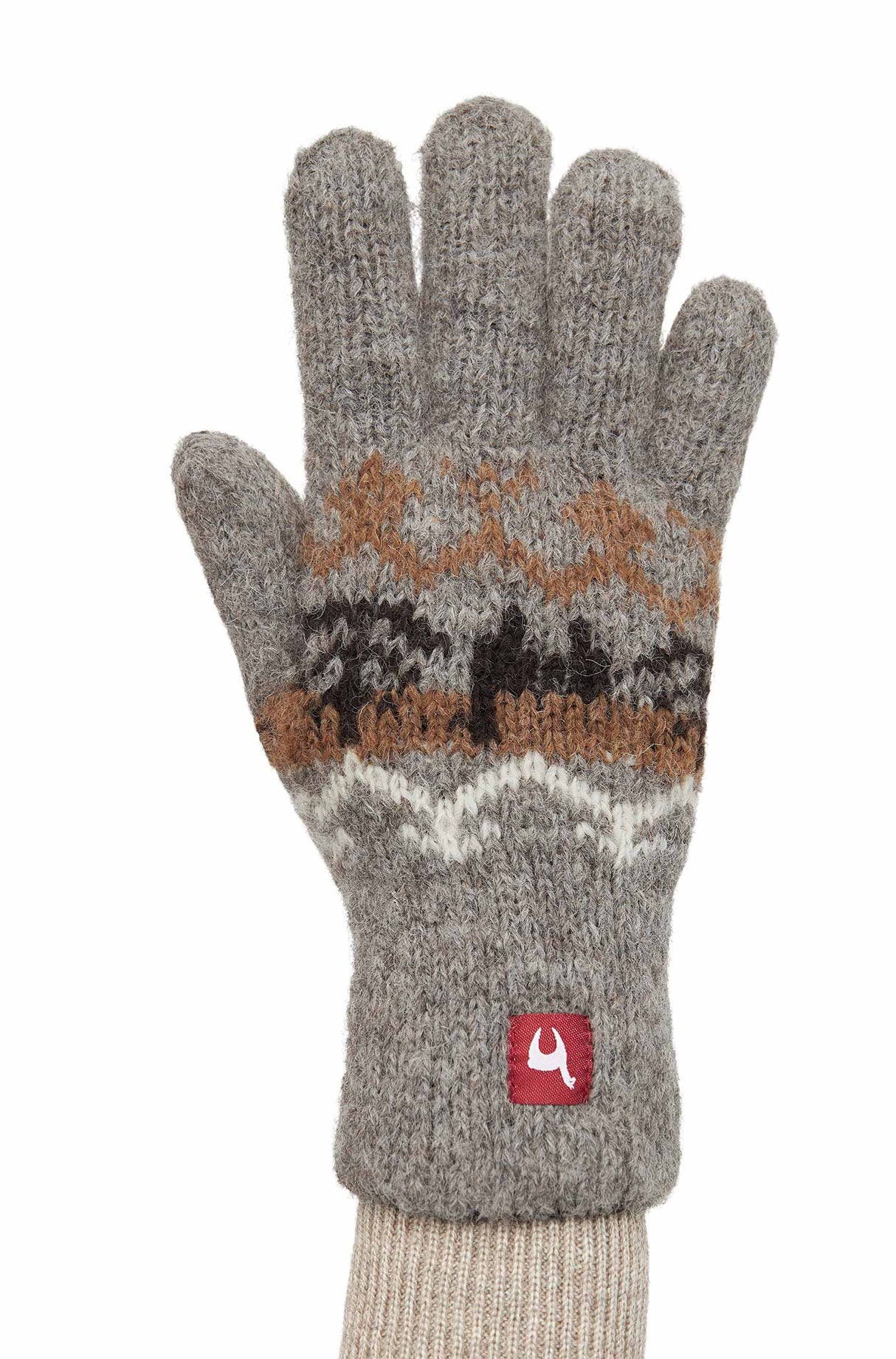 Fingerhandschuhe NATURA aus 100% Alpaka Superfine anthrazit von Apu Kuntur