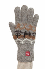 Fingerhandschuhe NATURA aus 100% Alpaka Superfine anthrazit von Apu Kuntur